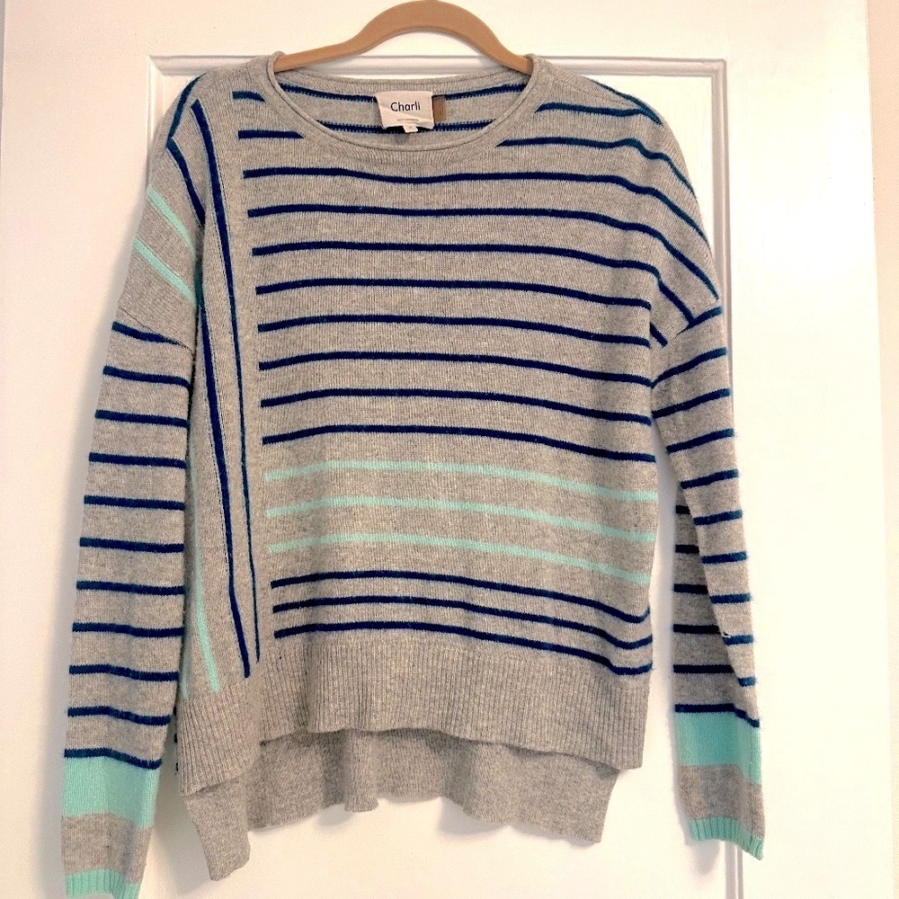 Charli Sweater Cashmere Stripes